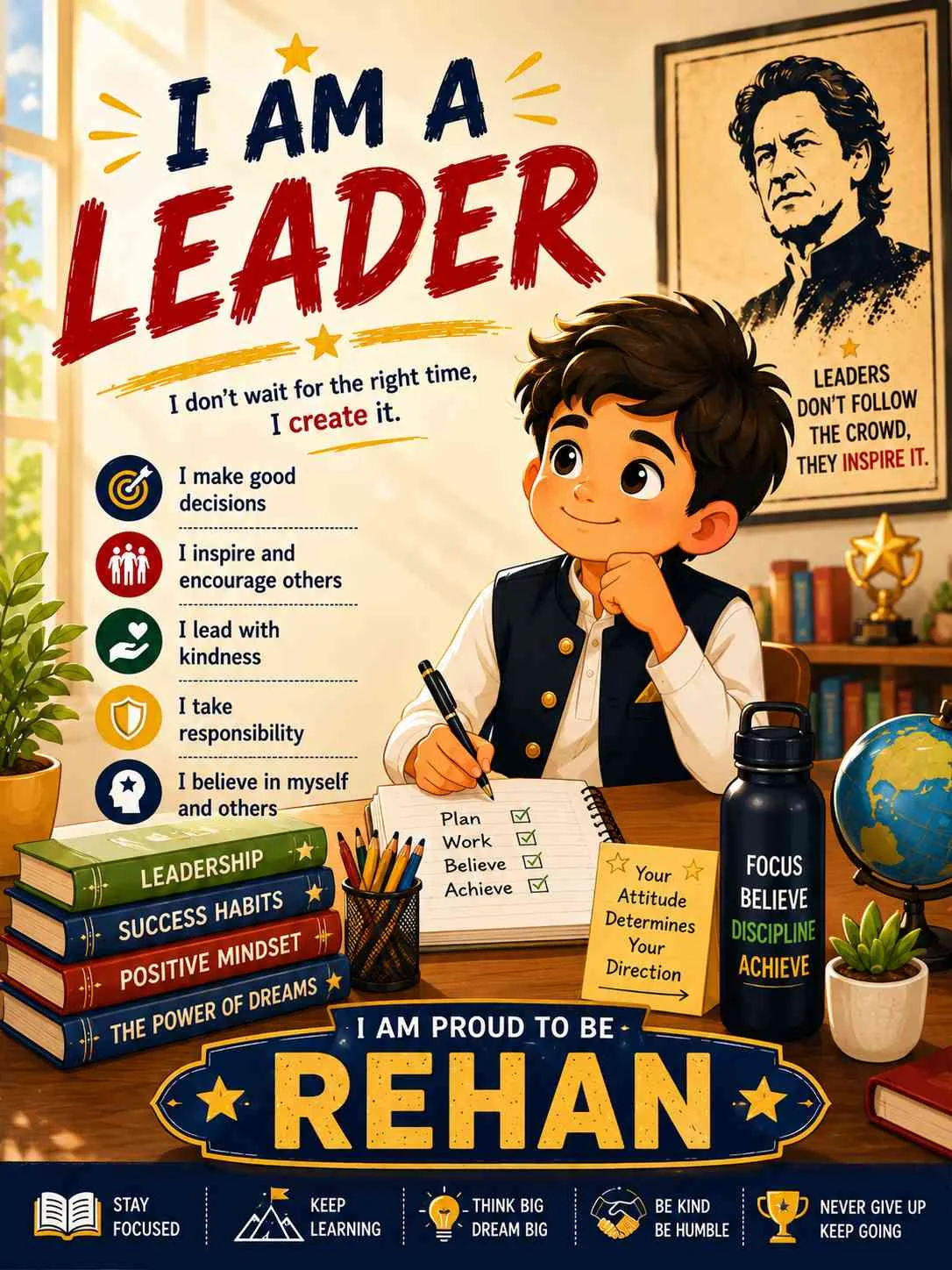 Personalized Kids Poster PakistanPrint